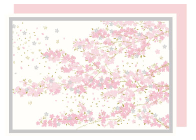 サクラ　ノーメッセージカード4538480741084