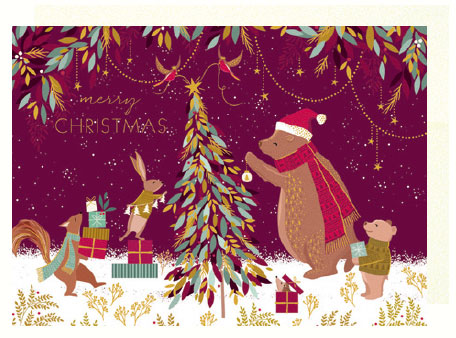 クリスマスグリーティングカード4538480740582