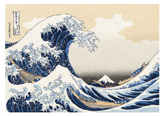 ３Ｄポストカード（浮世絵）4538480740292